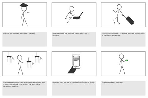 storyboard maken.